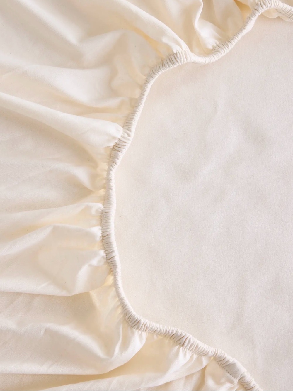 Quince Natural/Cream Full Size Mattress Protector